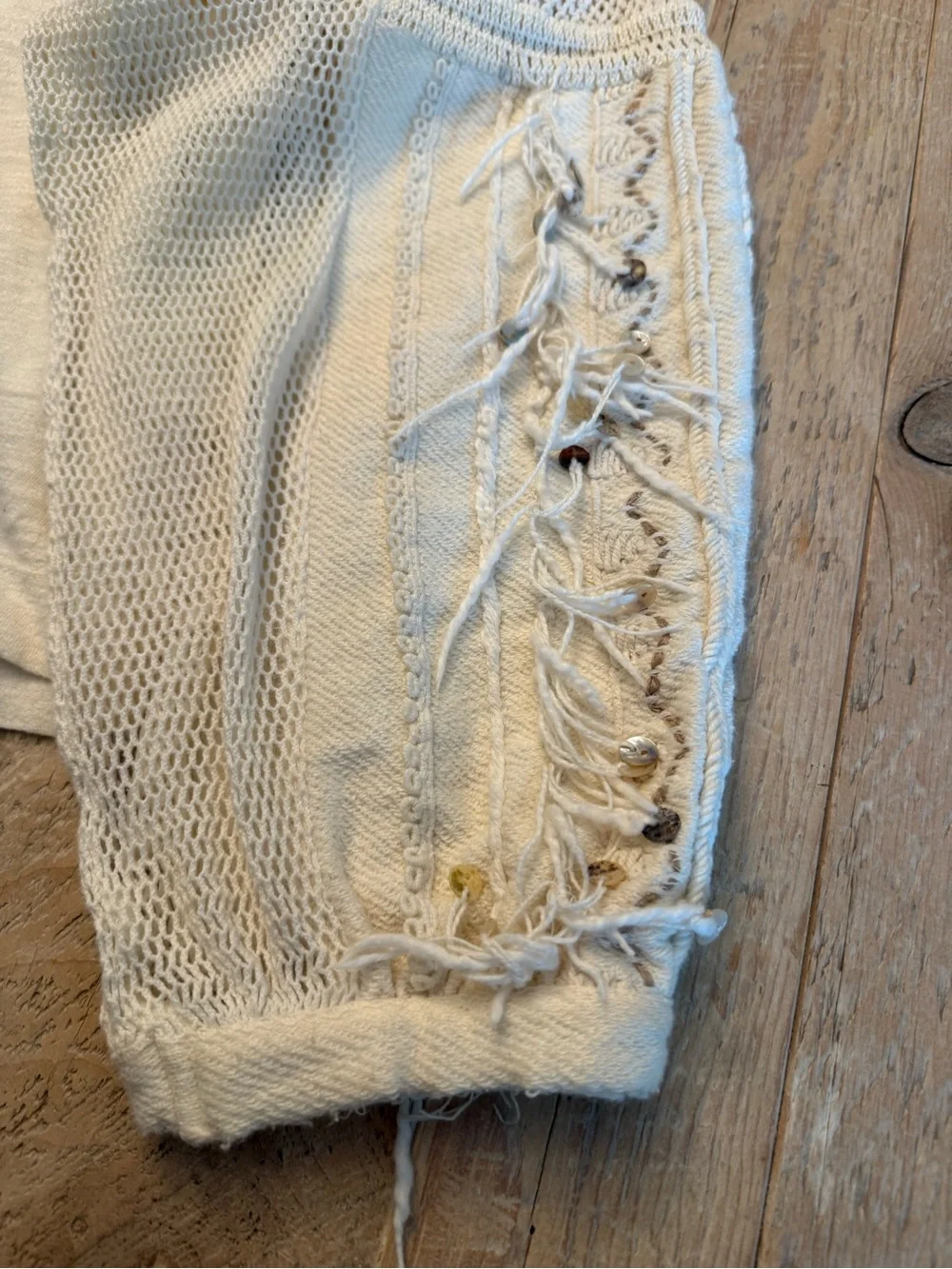 Free People Marrekesh Top Cream S